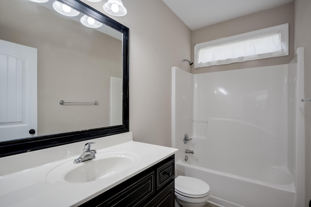 750 Herrington Dr, Grovetown, GA 30813 - bathroom with toilet, shower / washtub combination, and vanity