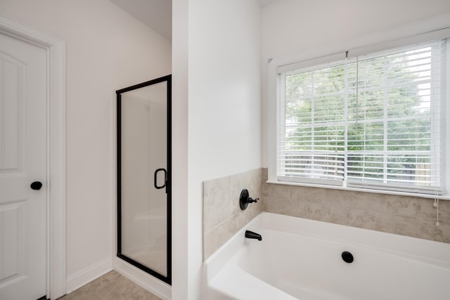 750 Herrington Dr, Grovetown, GA 30813 - full bath with a garden tub and a shower stall