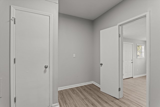 2131 Reedale Ave, Augusta, GA 30906 - hallway with light wood-type flooring and baseboards