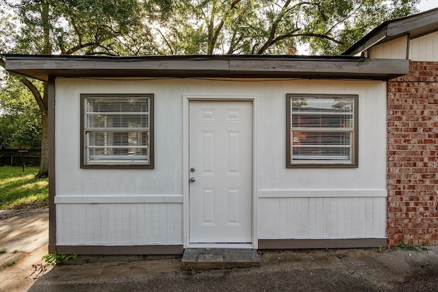 2131 Reedale Ave, Augusta, GA 30906 - doorway to property with brick siding
