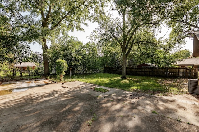 2131 Reedale Ave, Augusta, GA 30906 - view of yard with a patio area and central AC unit