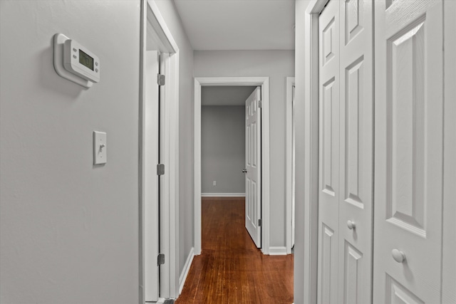 2131 Reedale Ave, Augusta, GA 30906 - hall featuring dark wood-type flooring and baseboards