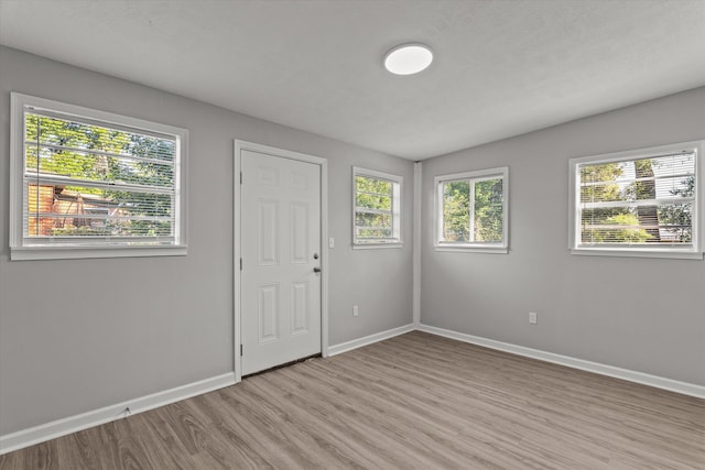 2131 Reedale Ave, Augusta, GA 30906 - foyer entrance with light wood-type flooring and baseboards