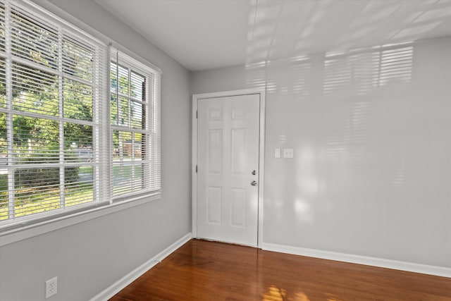 2131 Reedale Ave, Augusta, GA 30906 - foyer featuring baseboards, plenty of natural light, and dark wood-style floors