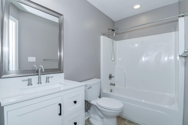 809 Richards Ct, Grovetown, GA 30813 - bathroom with vanity and washtub / shower combination