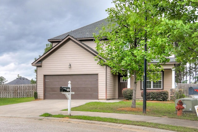 809 Richards Ct, Grovetown, GA 30813 - view of front of house featuring concrete driveway, an attached garage, and a shingled roof