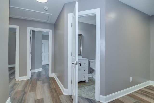 809 Richards Ct, Grovetown, GA 30813 - corridor featuring wood finished floors and baseboards