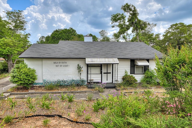 2454 Ridge Rd, Augusta, GA 30906 - ranch-style house with a chimney and roof with shingles