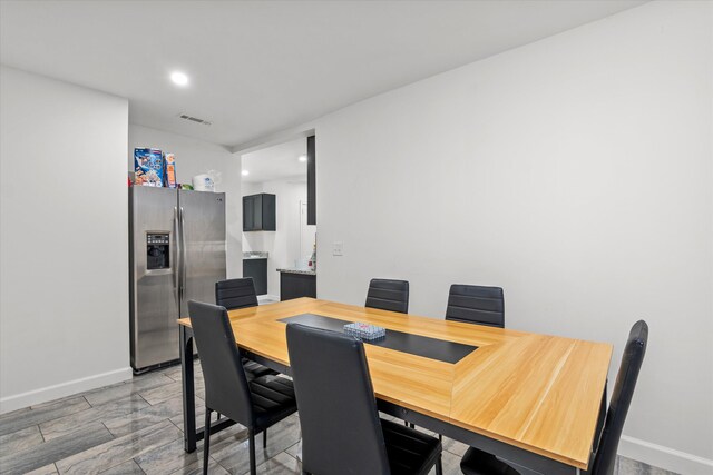 2156 Telfair St, Augusta, GA 30904 - dining area with baseboards, recessed lighting, and light wood-type flooring