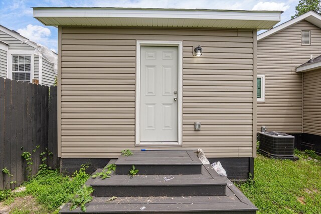 2156 Telfair St, Augusta, GA 30904 - doorway to property featuring central AC