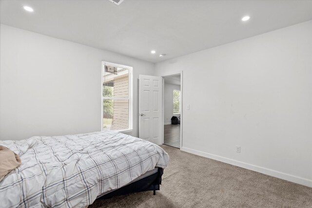2156 Telfair St, Augusta, GA 30904 - bedroom with recessed lighting, carpet flooring, and baseboards
