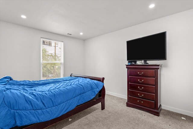 2156 Telfair St, Augusta, GA 30904 - bedroom with light carpet, recessed lighting, and baseboards