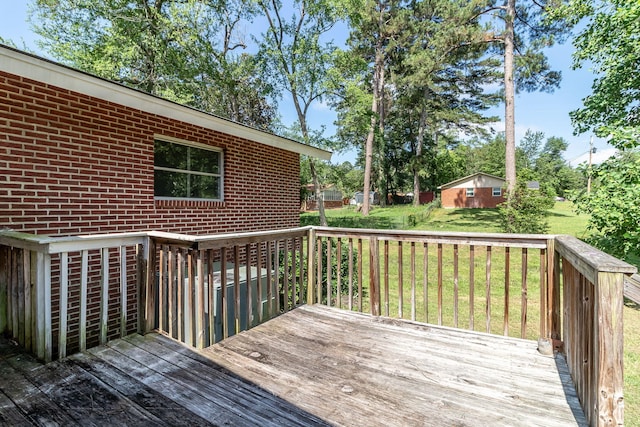 2383 Wheeless Rd, Augusta, GA 30906 - deck featuring a yard