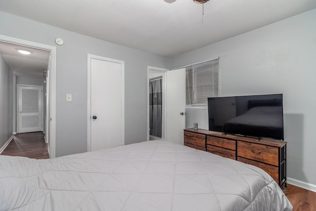 2383 Wheeless Rd, Augusta, GA 30906 - bedroom featuring wood finished floors and a ceiling fan