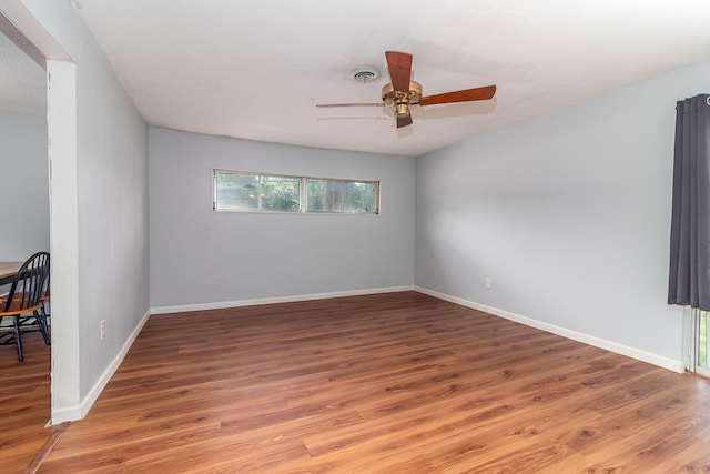 2383 Wheeless Rd, Augusta, GA 30906 - empty room featuring ceiling fan and light wood finished floors