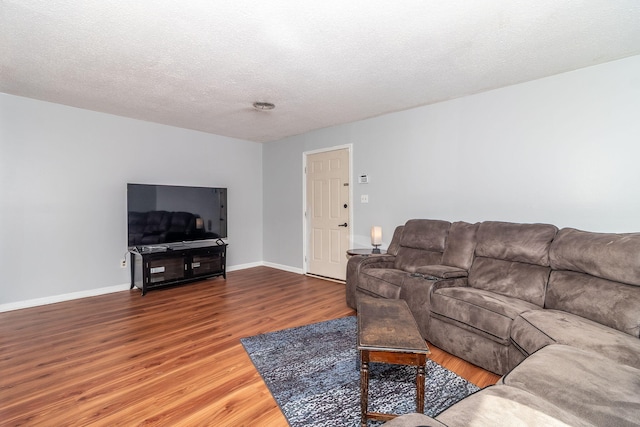 2383 Wheeless Rd, Augusta, GA 30906 - living room featuring wood finished floors and a textured ceiling