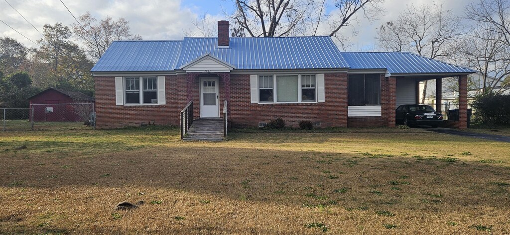 3103 Old Louisville Rd, Augusta, GA 30906 - view of front of property featuring a front yard