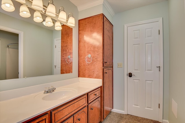 3129 Goolsby Rd, Blythe, GA 30805 - bathroom with vanity and baseboards