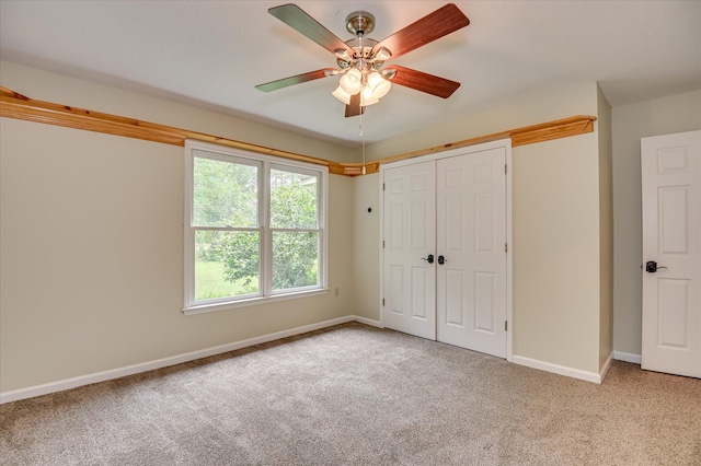 3129 Goolsby Rd, Blythe, GA 30805 - unfurnished bedroom with carpet floors, a closet, and ceiling fan
