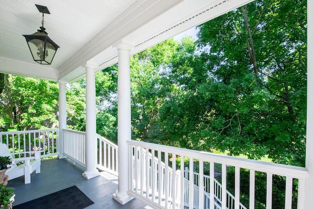 114 Altamaha Dr, North Augusta, SC 29841 - view of wooden porch