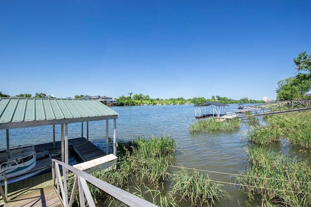 114 Altamaha Dr, North Augusta, SC 29841 - dock area with a water view and boat lift
