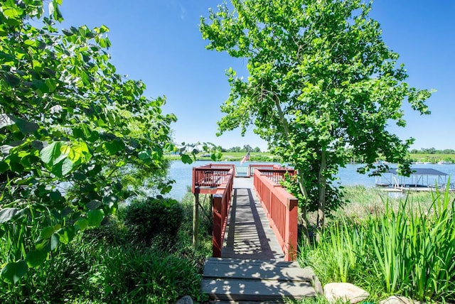 114 Altamaha Dr, North Augusta, SC 29841 - dock area featuring a water view