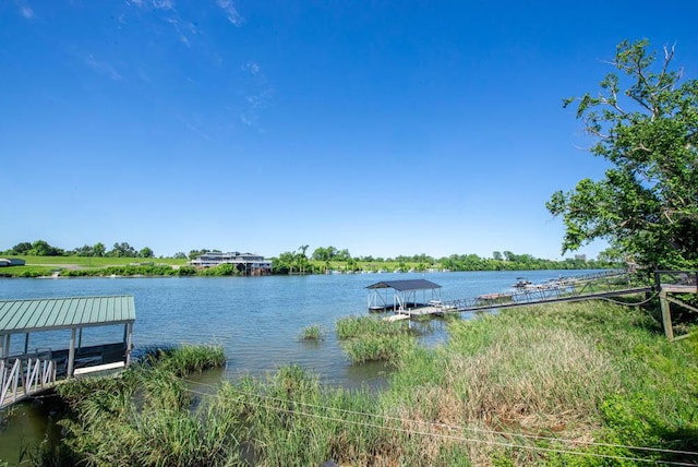 114 Altamaha Dr, North Augusta, SC 29841 - water view with a boat dock