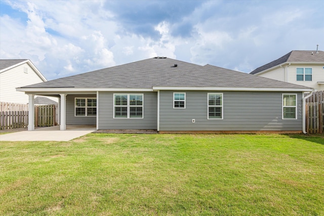 751 Bancroft Dr, Grovetown, GA 30813 - rear view of house featuring a patio area and roof with shingles