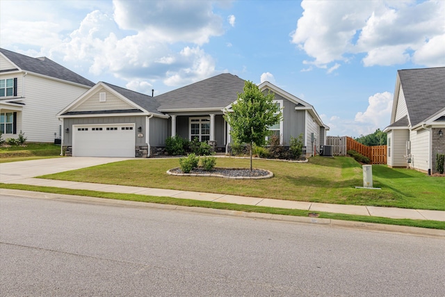 751 Bancroft Dr, Grovetown, GA 30813 - craftsman inspired home featuring board and batten siding, driveway, an attached garage, stone siding, and a shingled roof