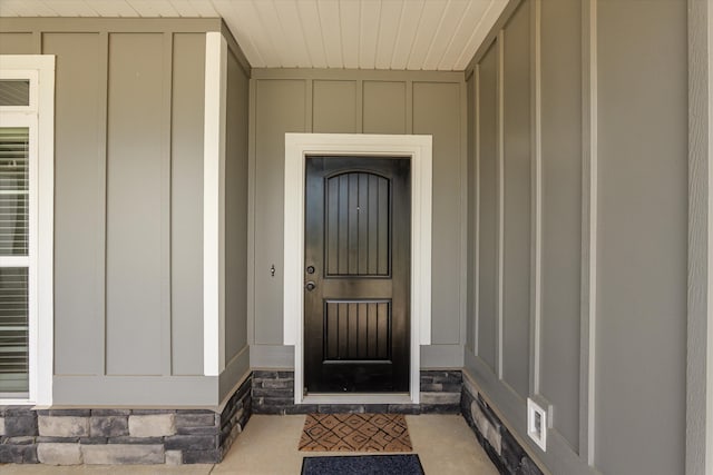 751 Bancroft Dr, Grovetown, GA 30813 - view of exterior entry featuring board and batten siding