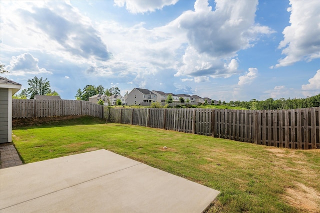 751 Bancroft Dr, Grovetown, GA 30813 - fenced backyard featuring a patio area and a residential view