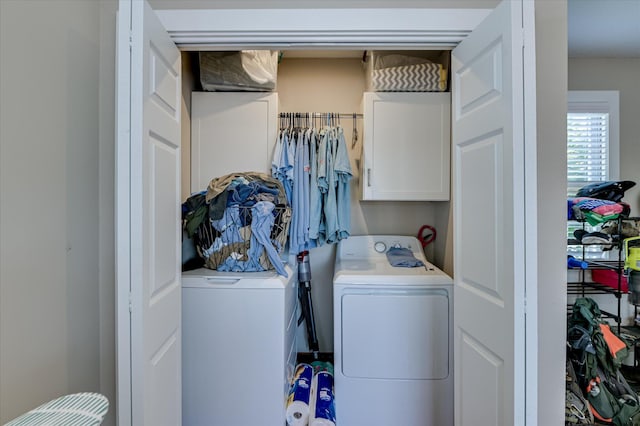 501 Beaufort Dr, Augusta, GA 30904 - laundry room featuring cabinet space and washer and dryer