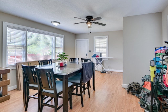 501 Beaufort Dr, Augusta, GA 30904 - dining room featuring light wood finished floors and a ceiling fan