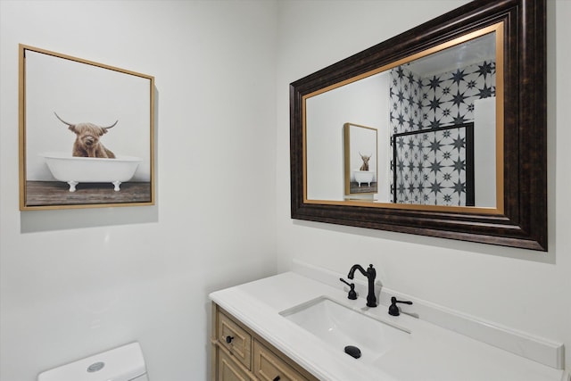 1513 Paris Ave, Swainsboro, GA 30401 - bathroom with toilet and vanity