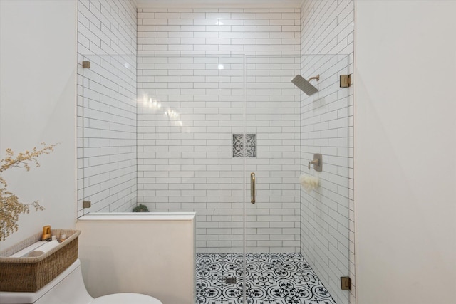 1513 Paris Ave, Swainsboro, GA 30401 - bathroom with toilet and a stall shower