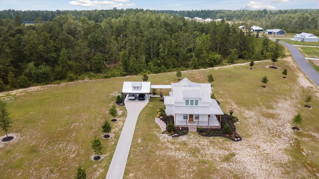1513 Paris Ave, Swainsboro, GA 30401 - view from above of property featuring a forest
