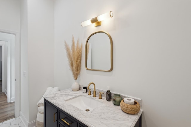 1513 Paris Ave, Swainsboro, GA 30401 - bathroom featuring vanity and baseboards