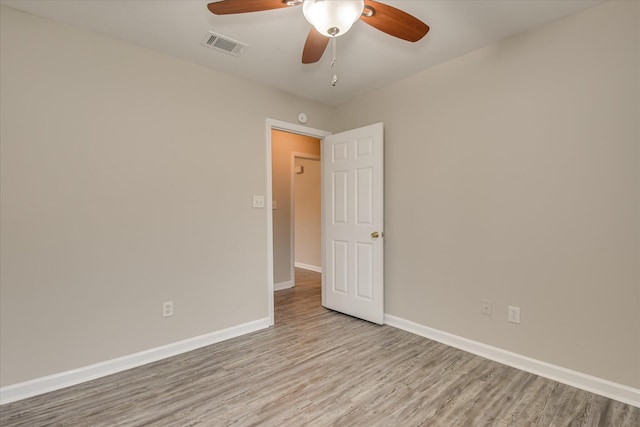 1907 Lobelia Ln, Augusta, GA 30906 - unfurnished room featuring wood finished floors, baseboards, and a ceiling fan
