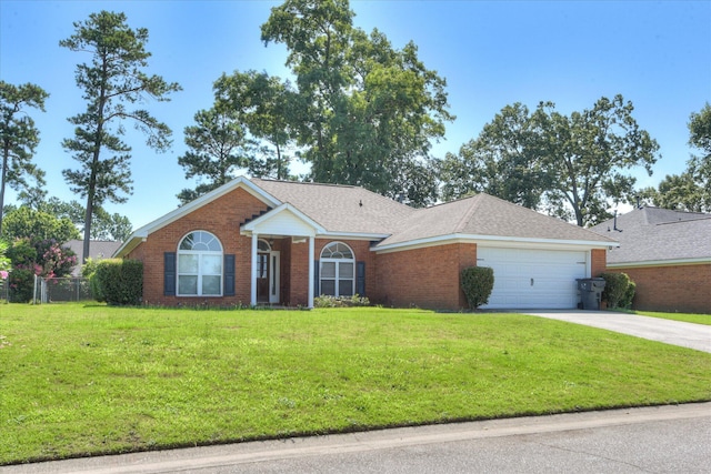 4506 Marthas Way, Grovetown, GA 30813 - single story home with driveway, an attached garage, and brick siding