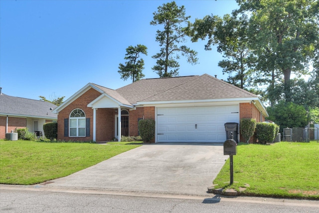 4506 Marthas Way, Grovetown, GA 30813 - single story home with brick siding, a garage, concrete driveway, and roof with shingles