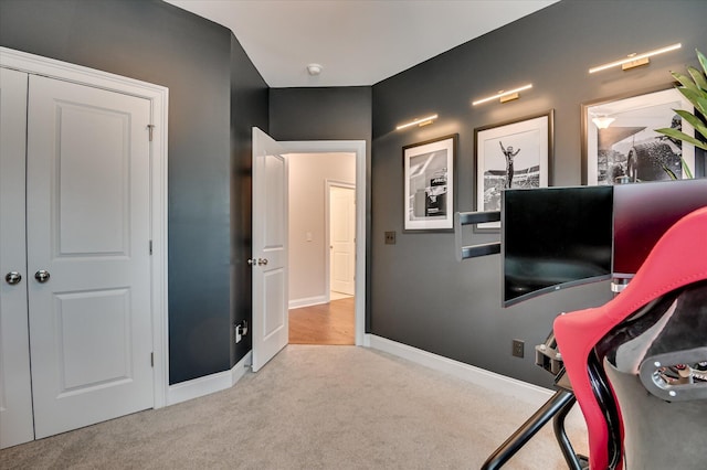 635 River Oaks Ln, Evans, GA 30809 - home office with carpet and baseboards