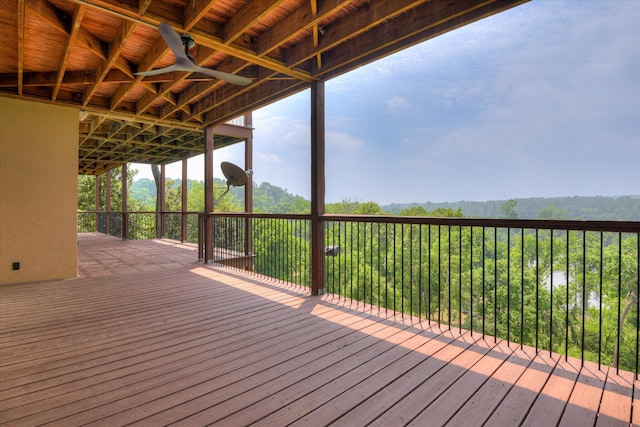 view of deck