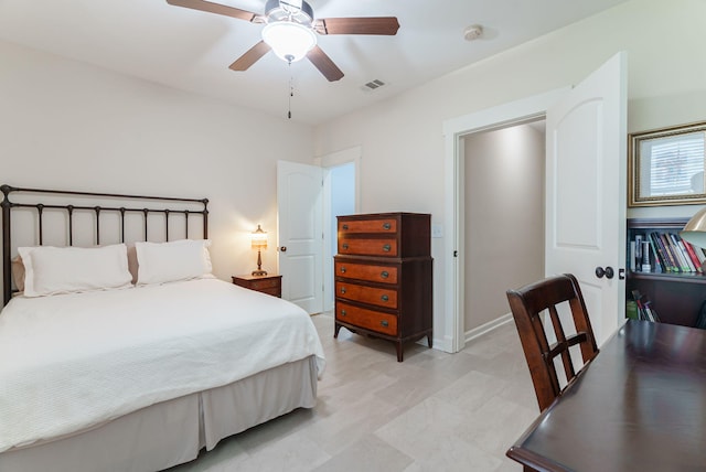 3820 Blue Springs Trce, Evans, GA 30809 - bedroom with ceiling fan and baseboards