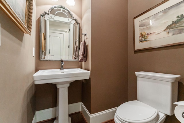 3820 Blue Springs Trce, Evans, GA 30809 - half bath featuring toilet and baseboards