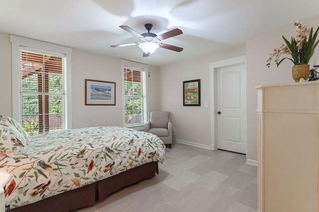 3820 Blue Springs Trce, Evans, GA 30809 - bedroom featuring ceiling fan and baseboards