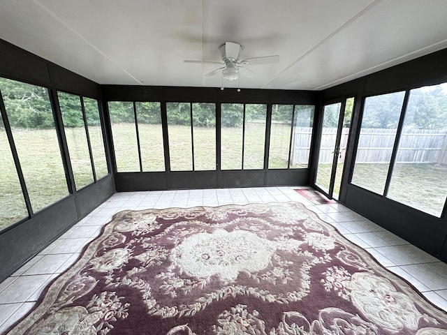 2102 Howard Mill Rd, North Augusta, SC 29841 - sunroom featuring tile patterned floors and a ceiling fan