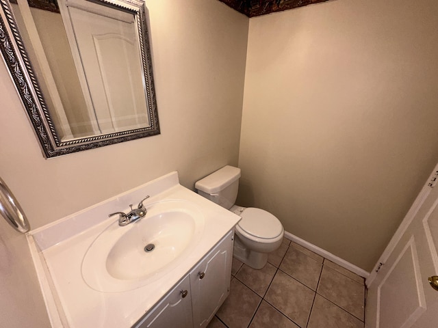 2102 Howard Mill Rd, North Augusta, SC 29841 - half bathroom featuring vanity and tile patterned floors