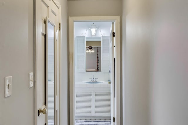 711 Augusta St, Mccormick, SC 29835 - hall featuring a sink
