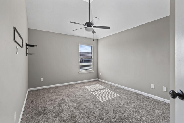 4938 Coal Creek Dr, Graniteville, SC 29829 - unfurnished room with carpet flooring, a ceiling fan, and baseboards