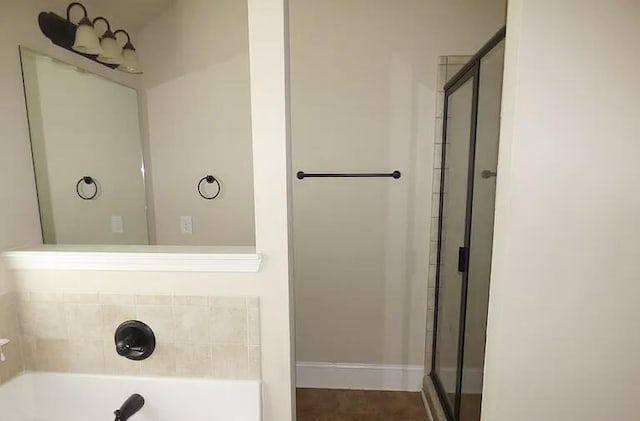 1139 Prides Xing, Aiken, SC 29801 - bathroom featuring a garden tub and a shower stall
